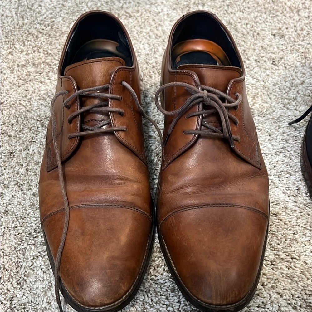 Men's Brown Leather Dress Shoes
